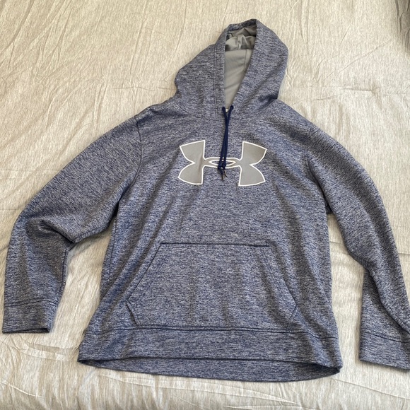 Under Armour pull over. Blue/Grey. Size large - Picture 1 of 4